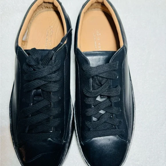 NEW John Varvatos Low Reed Sneakers , Size 9.5 BLACK - Picture 6 of 11